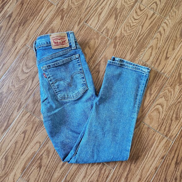 Levi's Blue Straight Leg Women's Jeans - Picture 4 of 4